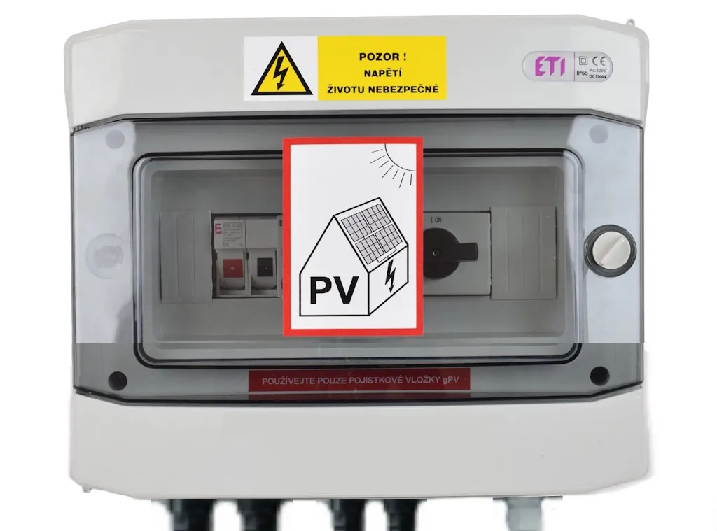 Assemblied distribution box RFVE1100/12-DC1/1-16-EMT2-VC 001105424