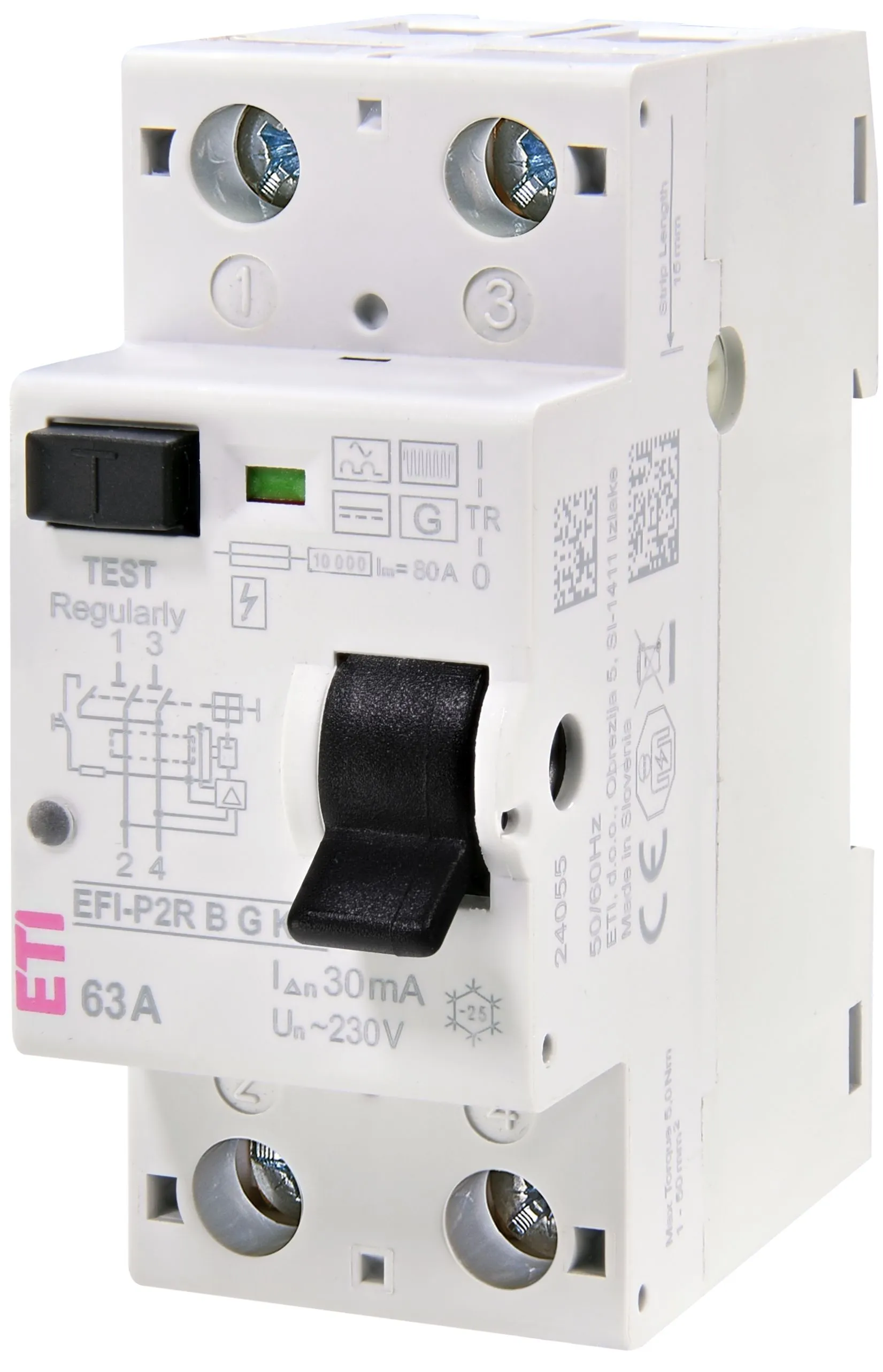 RCCB EFI-P2R B G/KV 25/0.03 002061001