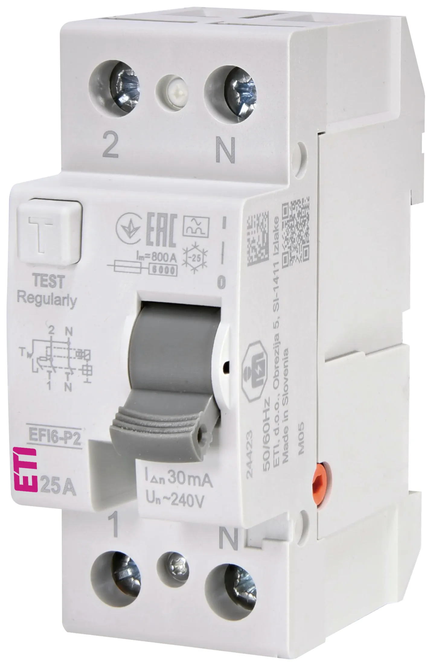 RCCB EFI6-P2 A 25/0.03 002061261