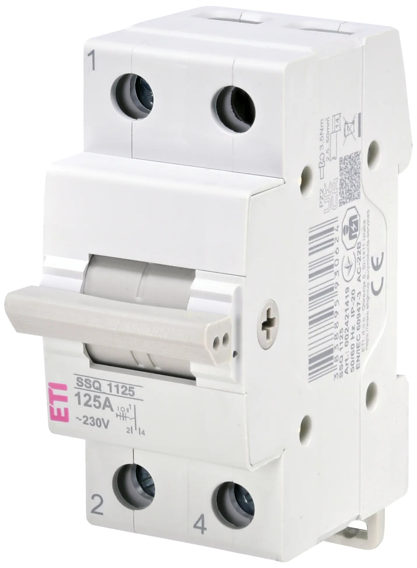 Center-off change-over switch SSQ  1125 002421419