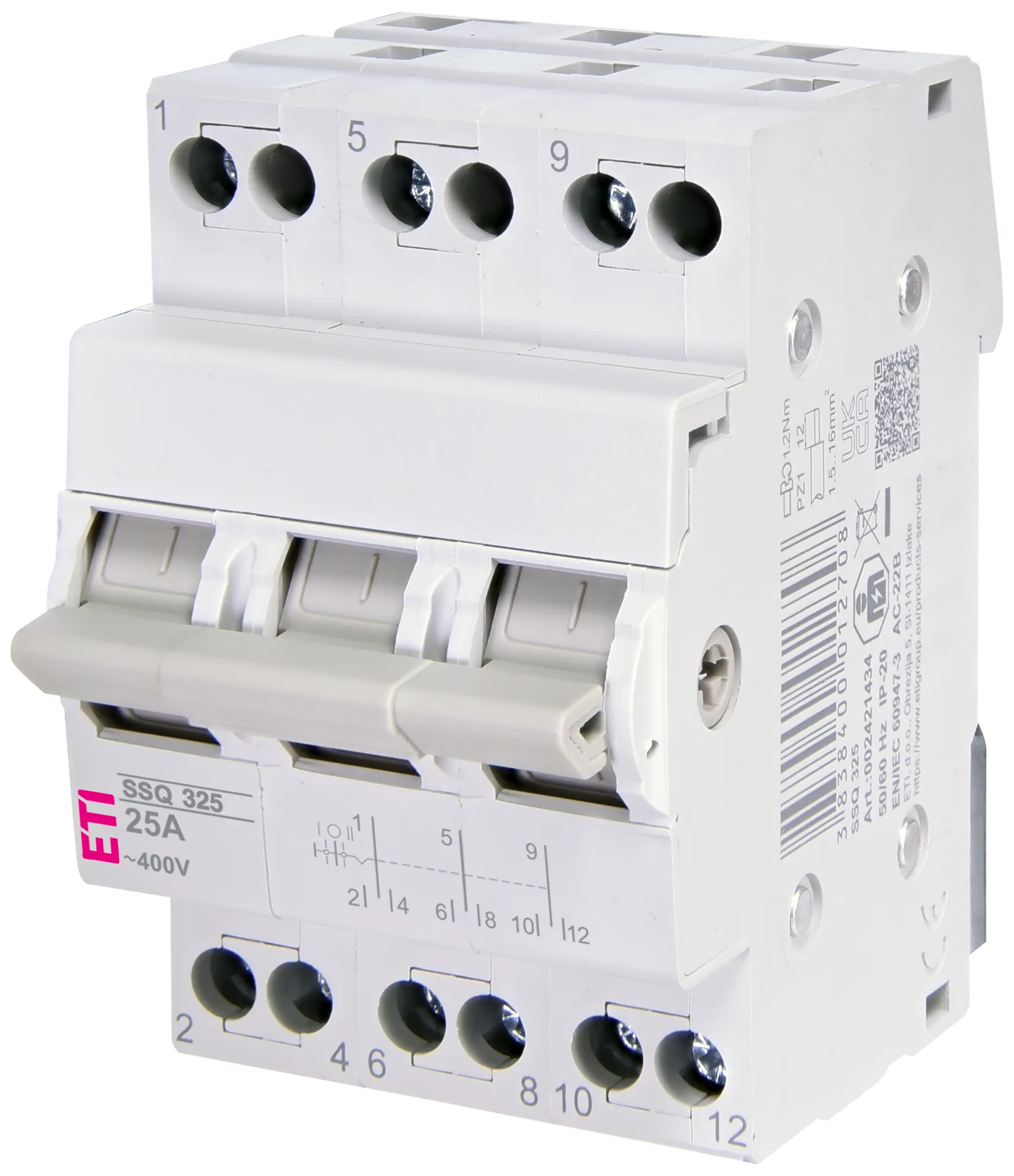 Center-off change-over switch SSQ  325 002421434