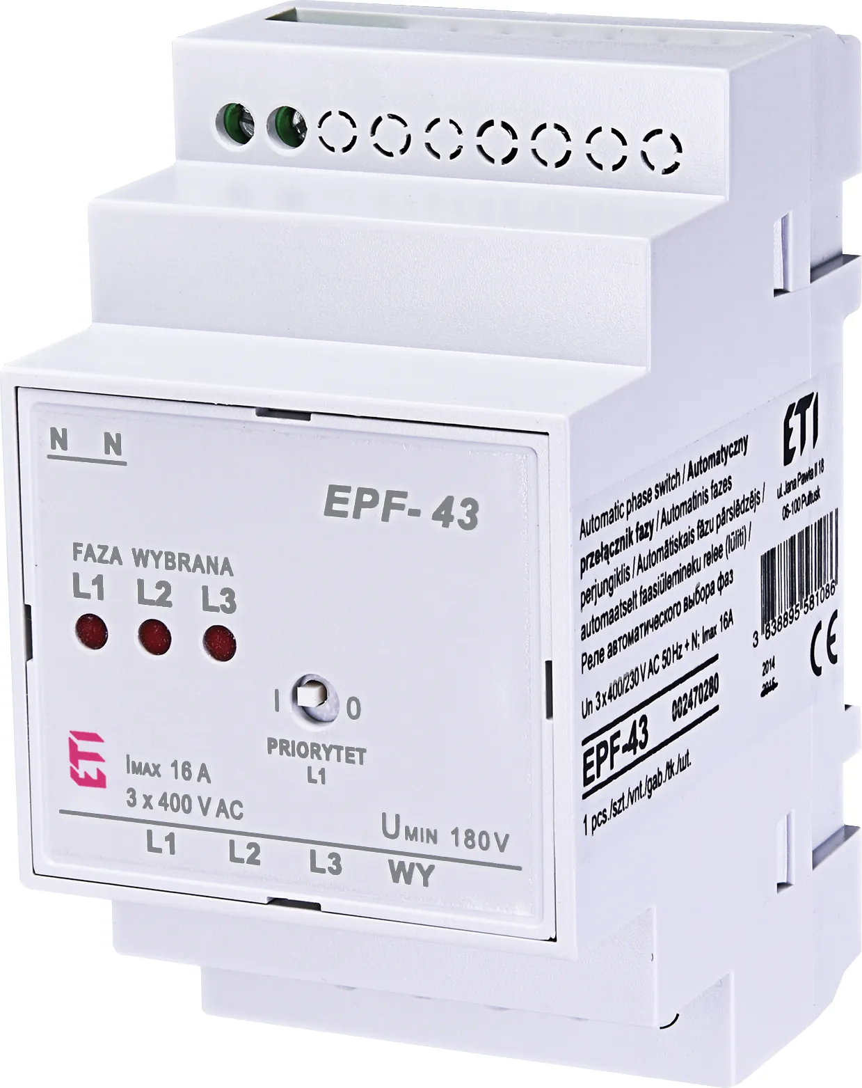 Control relay EPF-43 002470280