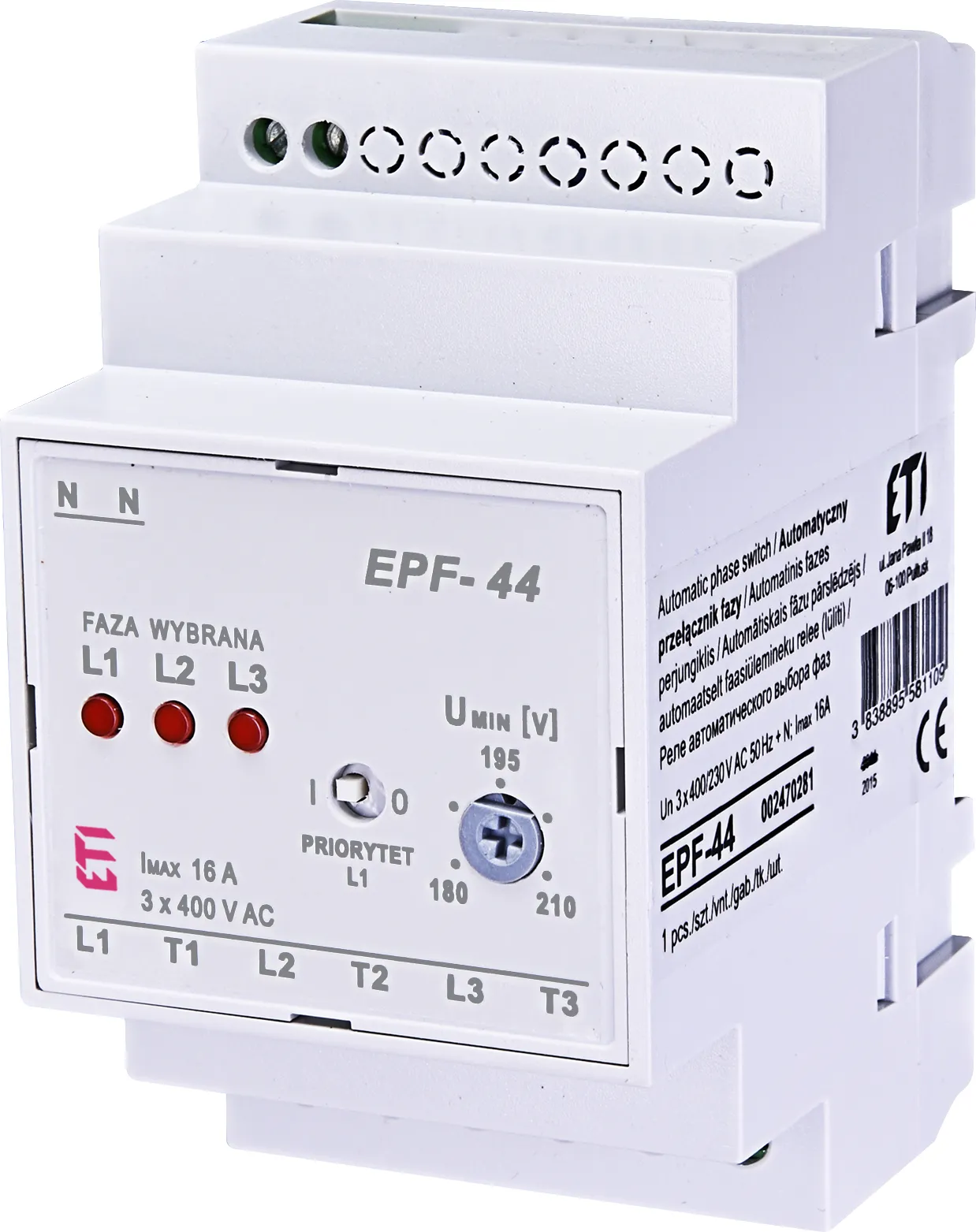 Control relay EPF-44 002470281