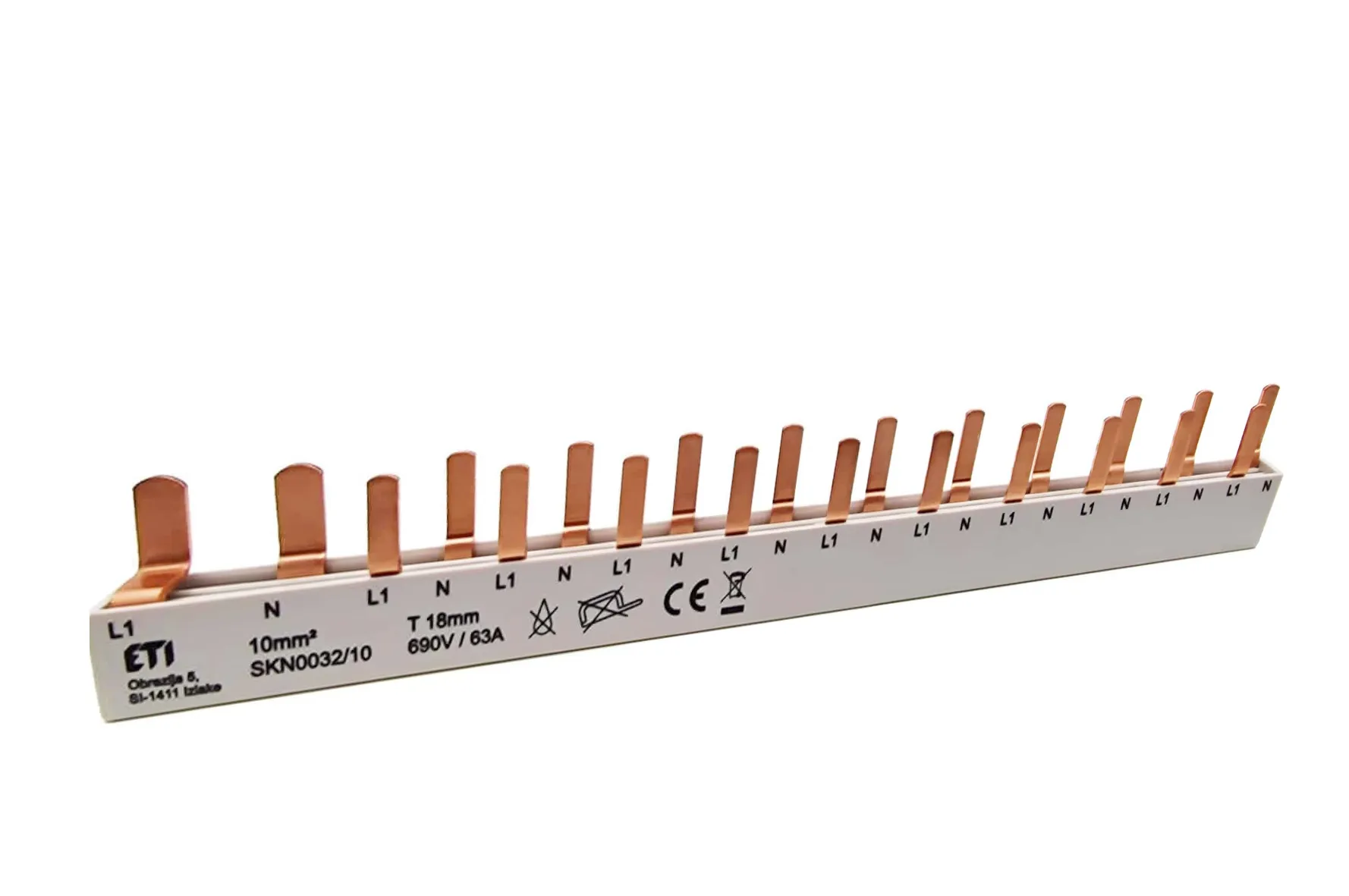 Insulated busbar SKN0032/10 002921155