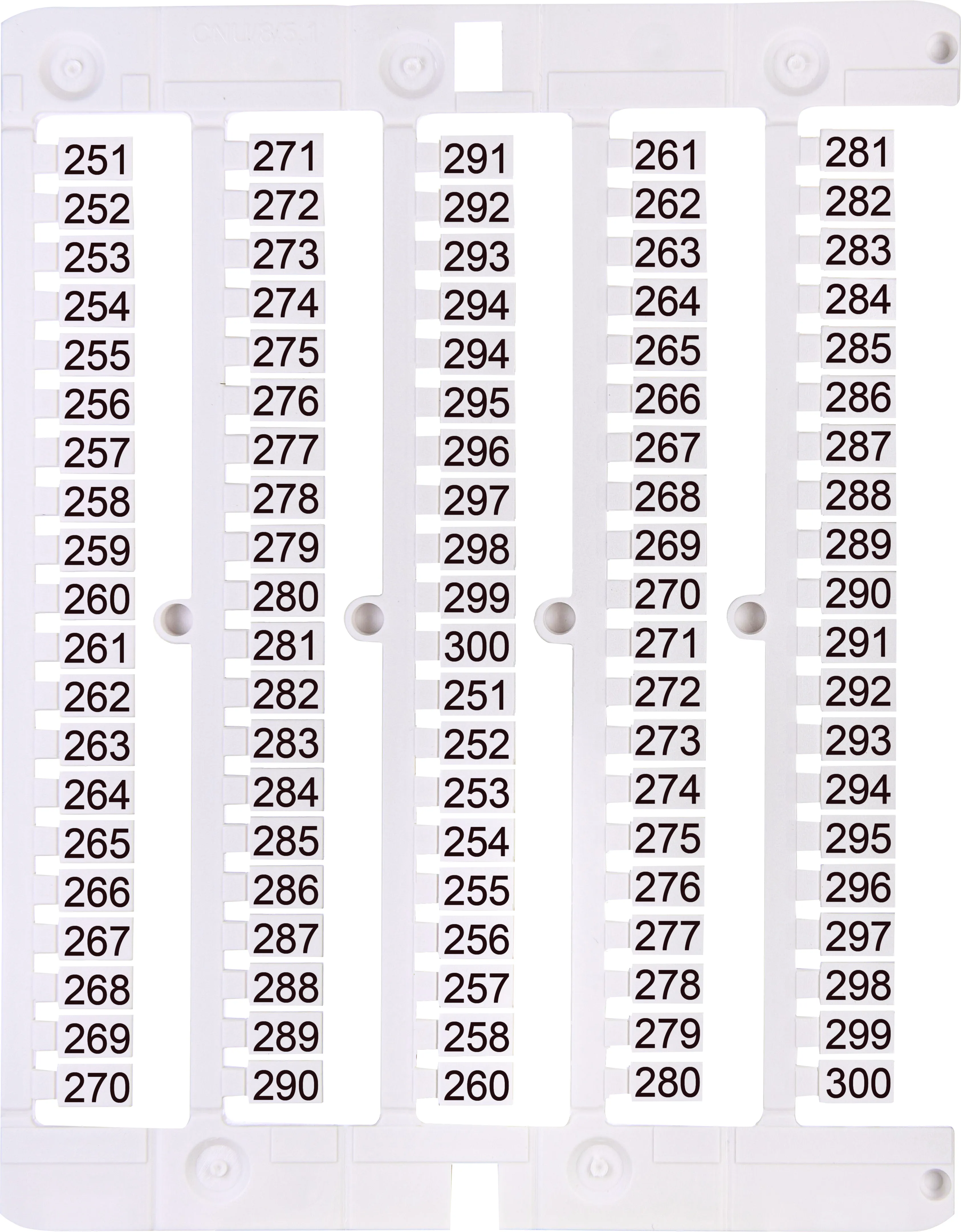 Designation plate ES-NU0851251 003903082