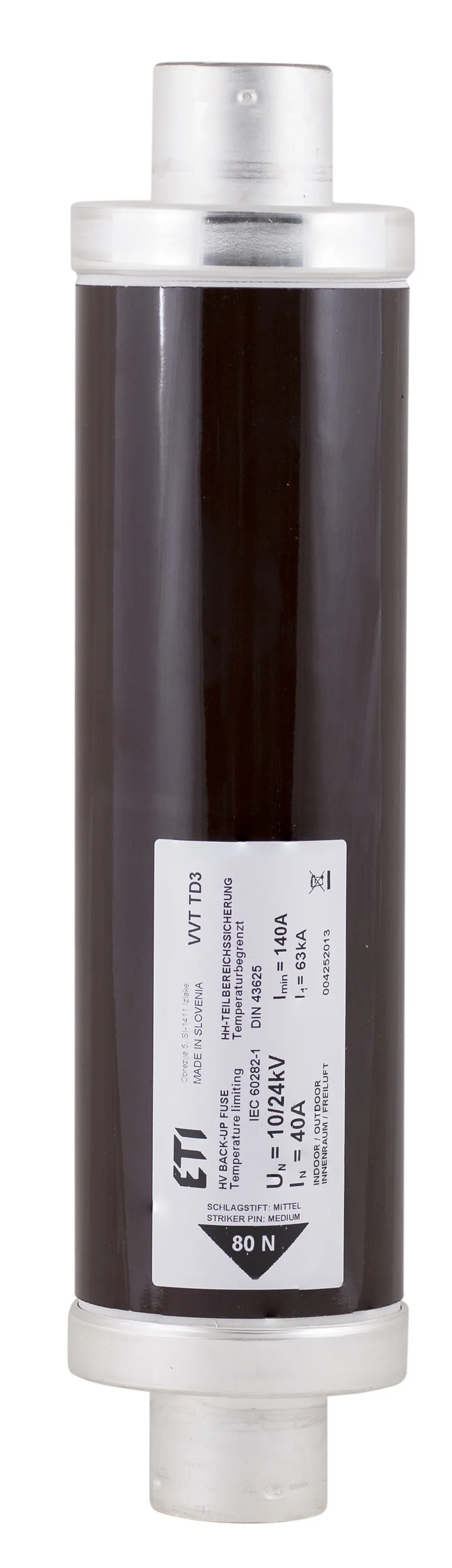 Fuse link VVC3 24kV/2A 292 004250103
