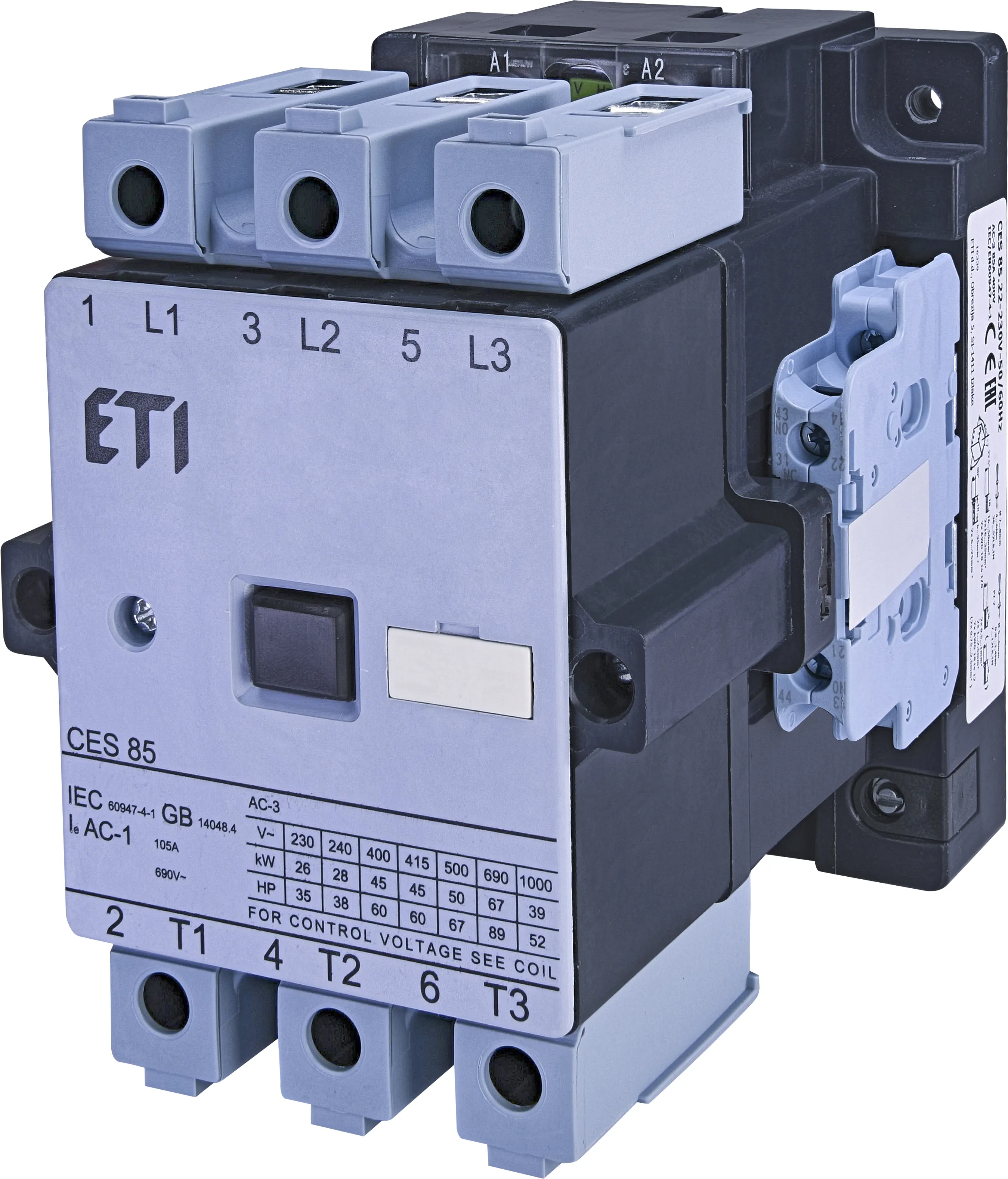 Motor contactor CES 85.22-24V-50/60Hz 004646564