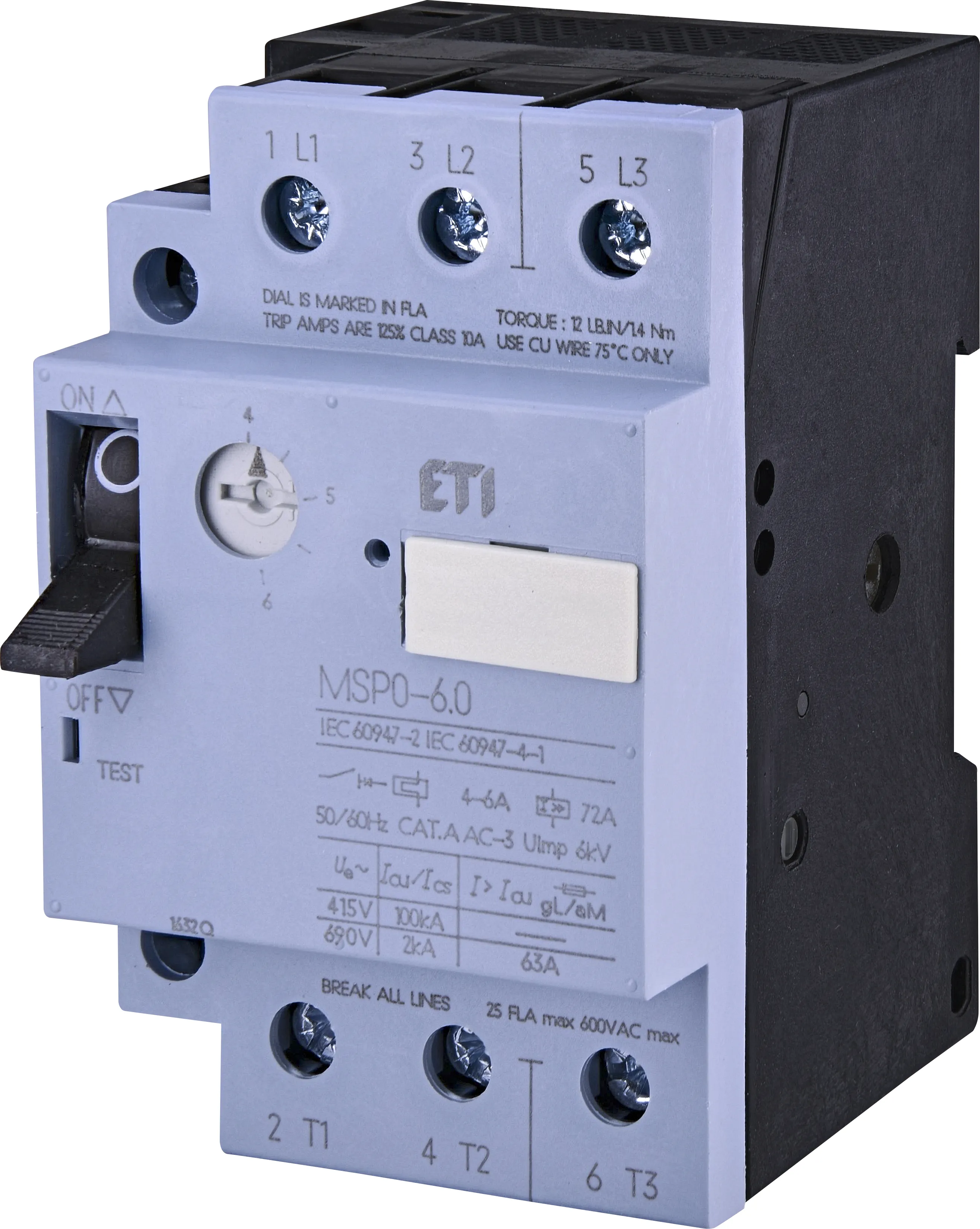 Mot.protec.circuit breaker MSP0-6,0 004646623