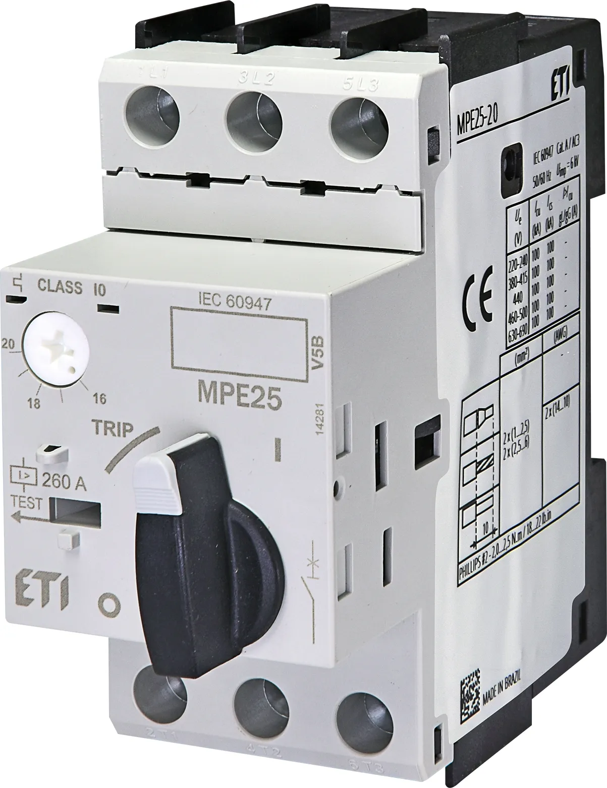 Mot.protec.circuit breaker MPE25-20 004648012