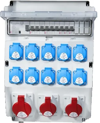 Assemblied distribution box EDS16 RCD 10/3 16/32 B 001105356