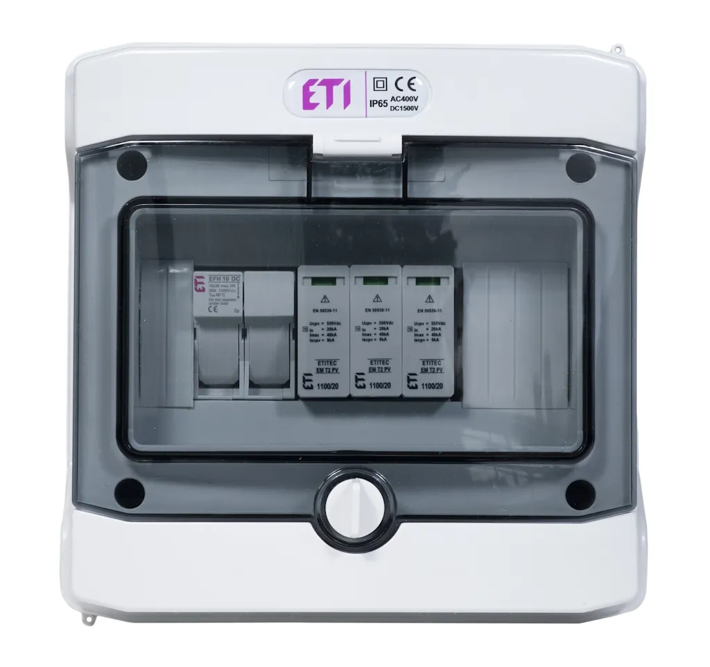 Assemblied distribution box RFVE1100/8-DC1/1-16-EMT2 001105401