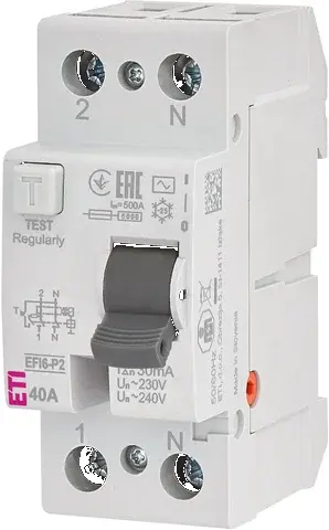 RCCB EFI6-P2 AC 40/0.03 002061252