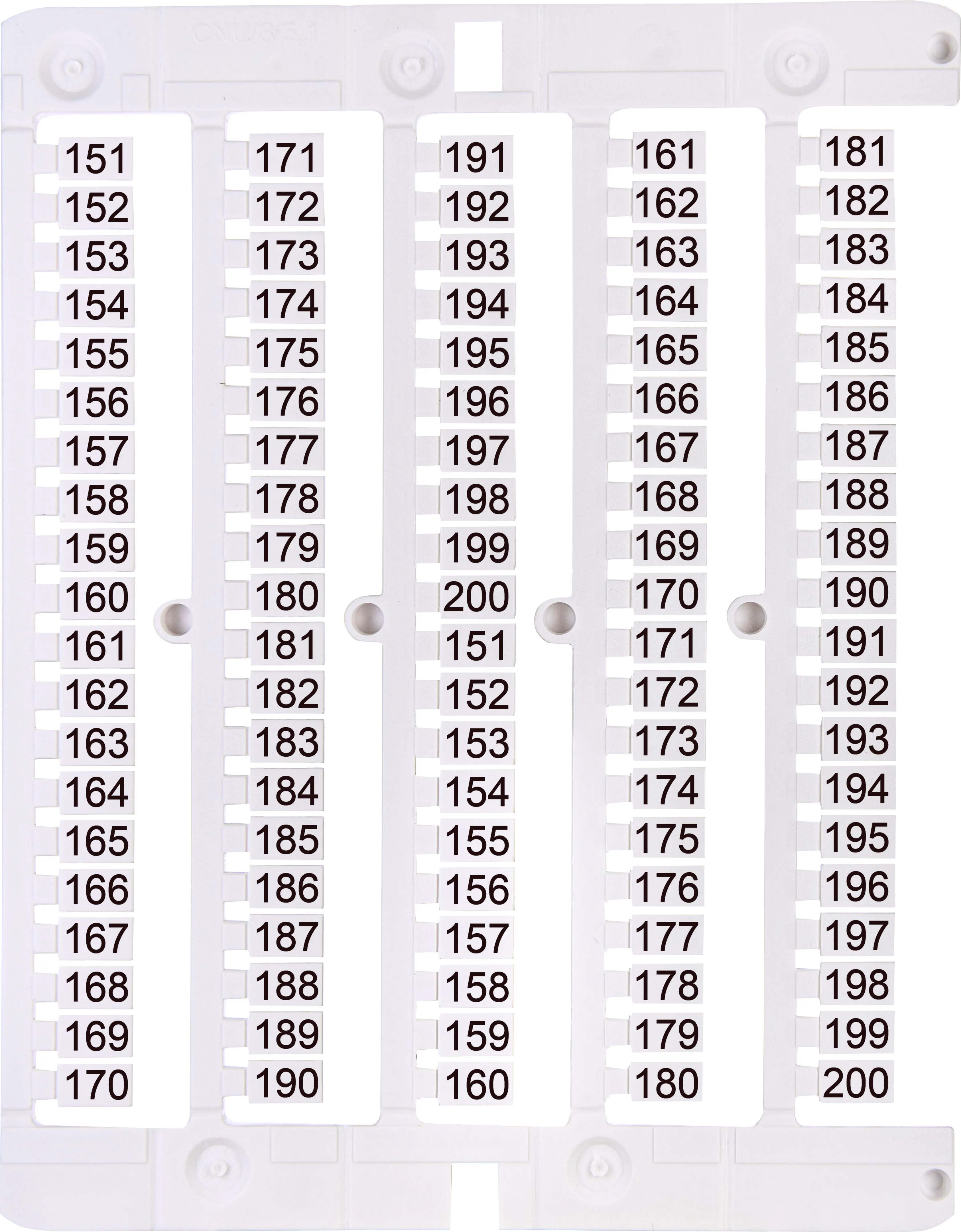 Designation plate ES-NU0851151 003903080