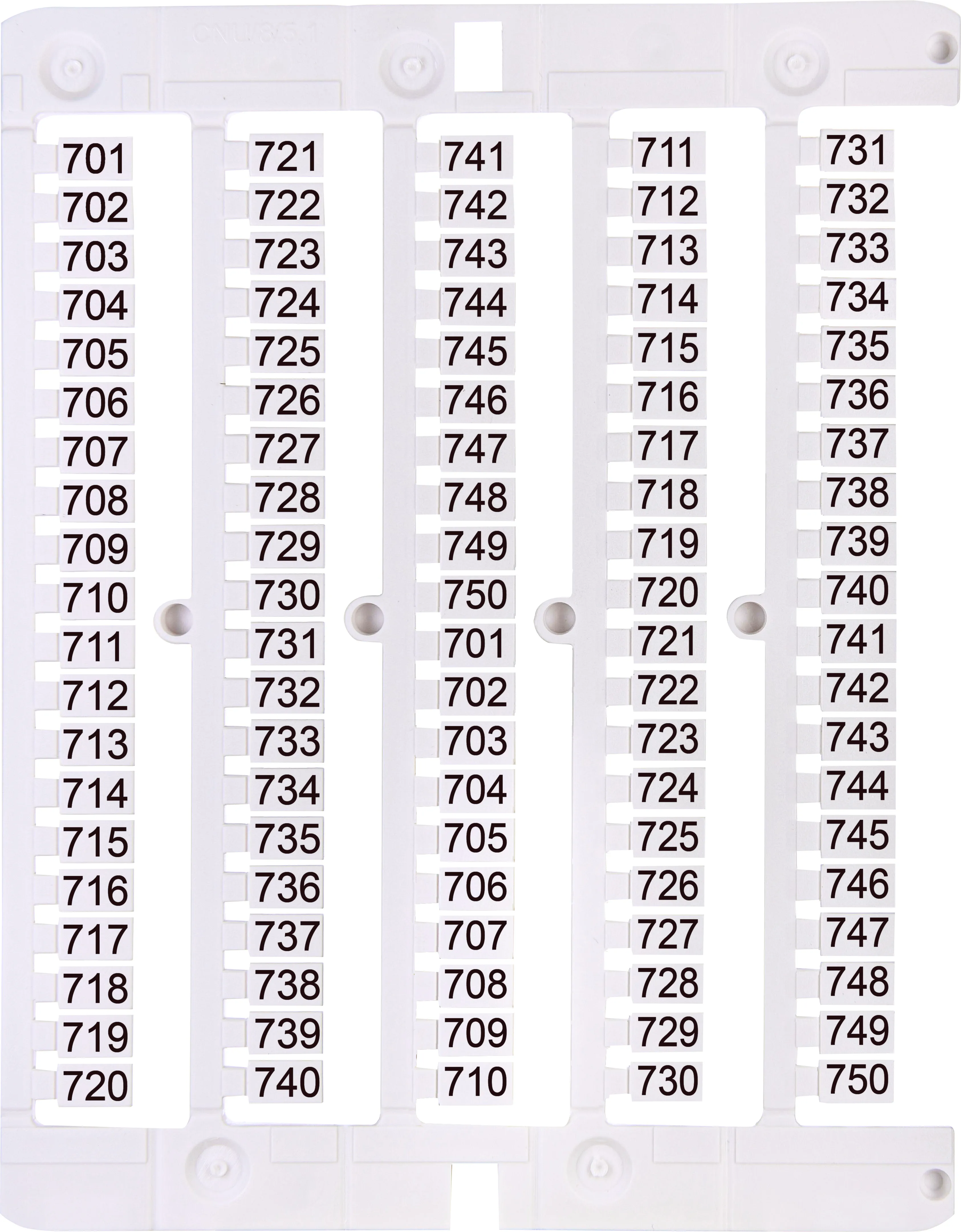 Designation plate ES-NU0851701 003903091