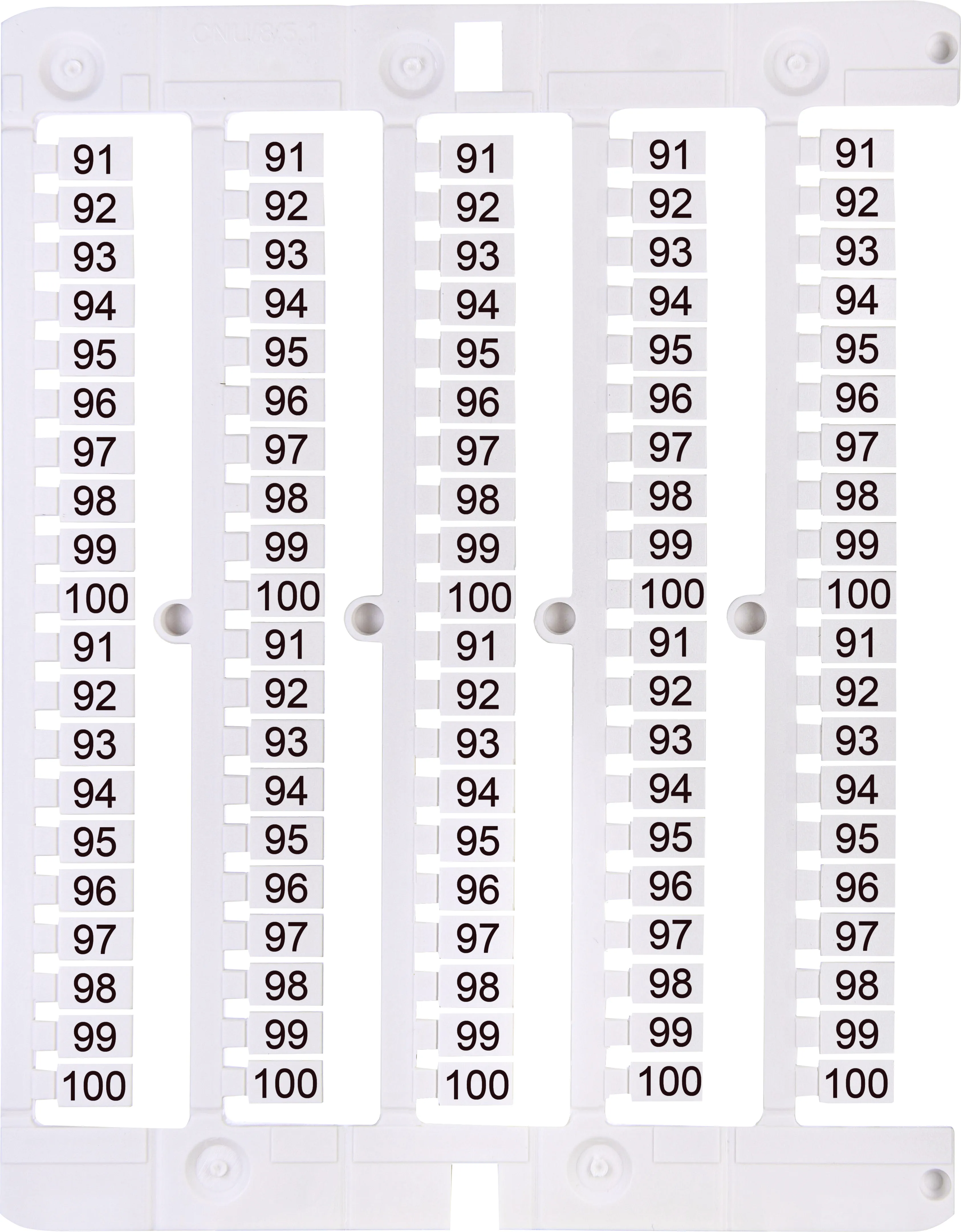 Designation plate ES-NU0851600 003903106