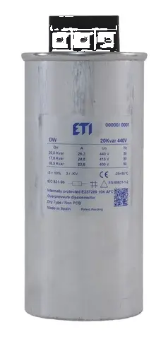 Capacitor LPC-DW 7.5 kVAr, 400V, 50HZ 004656850