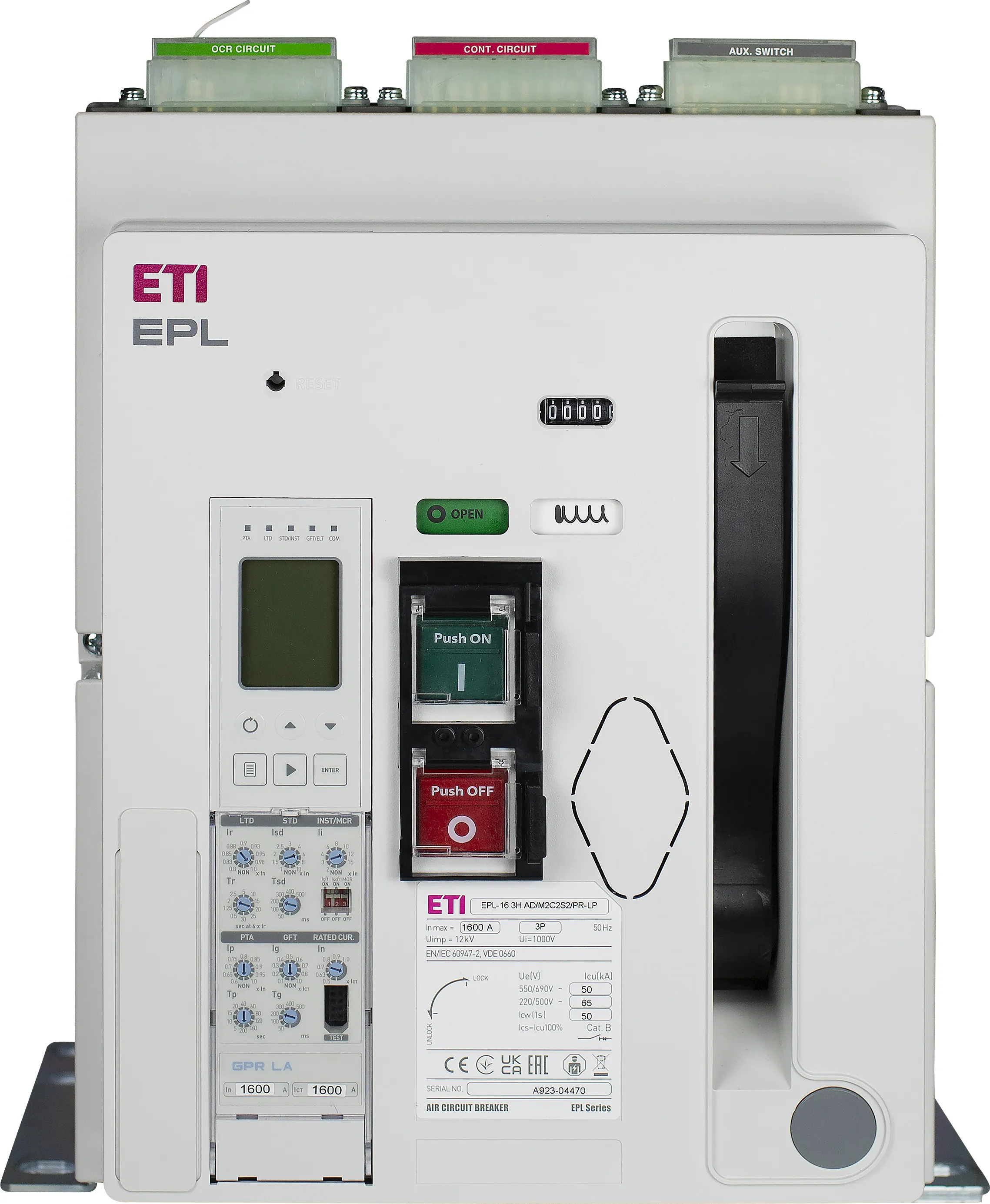 Air Circuit Breaker EPL-20 4H BF/M2C2S2/PR-LP 004695729